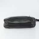 PRADA Chain Shoulder Bag Leather Black Auth 146885-5