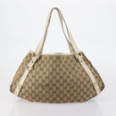 GUCCI GG Canvas Shoulder Bag 2 Set Red Gold Auth 146898-10