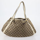 GUCCI GG Canvas Shoulder Bag 2 Set Red Gold Auth 146898-11