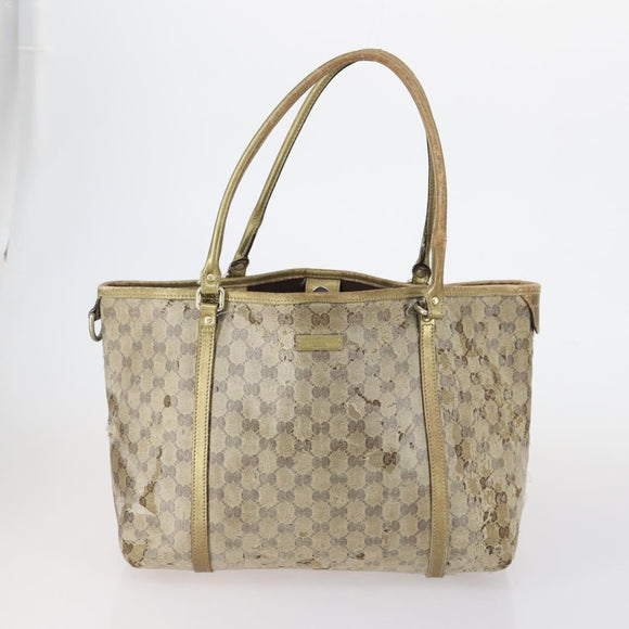 GUCCI GG Canvas Shoulder Bag 2 Set Red Gold Auth 146898