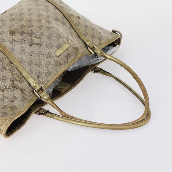 GUCCI GG Canvas Shoulder Bag 2 Set Red Gold Auth 146898