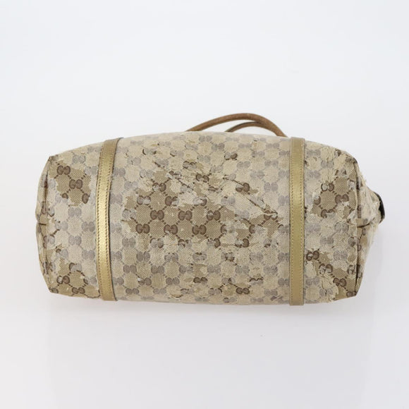 GUCCI GG Canvas Shoulder Bag 2 Set Red Gold Auth 146898