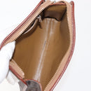 Christian Dior Celine Macadam Canvas Bag PVC Leather 2 Set Brown Navy Auth 146900-15