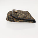 Christian Dior Celine Macadam Canvas Bag PVC Leather 2 Set Brown Navy Auth 146900-4