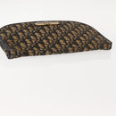Christian Dior Celine Macadam Canvas Tas PVC Leer 2-delig Bruin Marineblauw Authentiek 146900-5