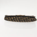 Christian Dior Celine Macadam Canvas Bag PVC Leather 2 Set Brown Navy Auth 146900-6