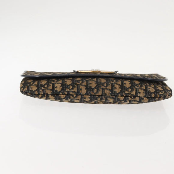 Christian Dior Celine Macadam Canvas Bag PVC Leather 2 Set Brown Navy Auth 146900