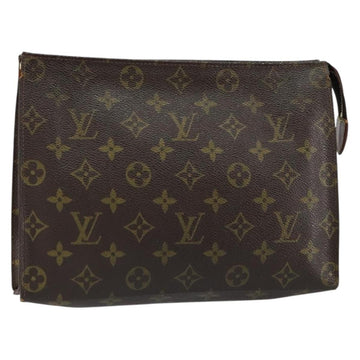 LOUIS VUITTON Monogram Poche Toilette 26 Pouch M47542 LV Auth 146902