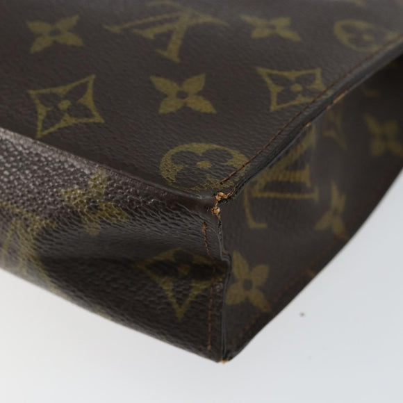 LOUIS VUITTON Monogram Poche Toilette 26 Pouch M47542 LV Auth 146902