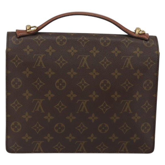 LOUIS VUITTON Monogram Monceau 28 Hand Bag M51185 LV Auth 146903