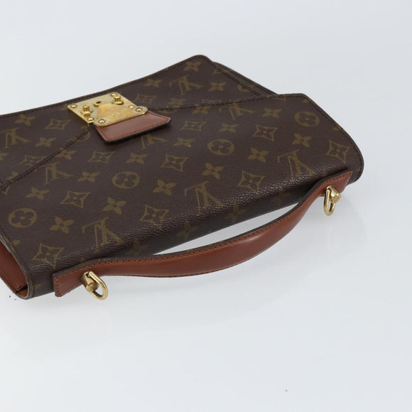 LOUIS VUITTON Monogram Monceau 28 Hand Bag M51185 LV Auth 146903