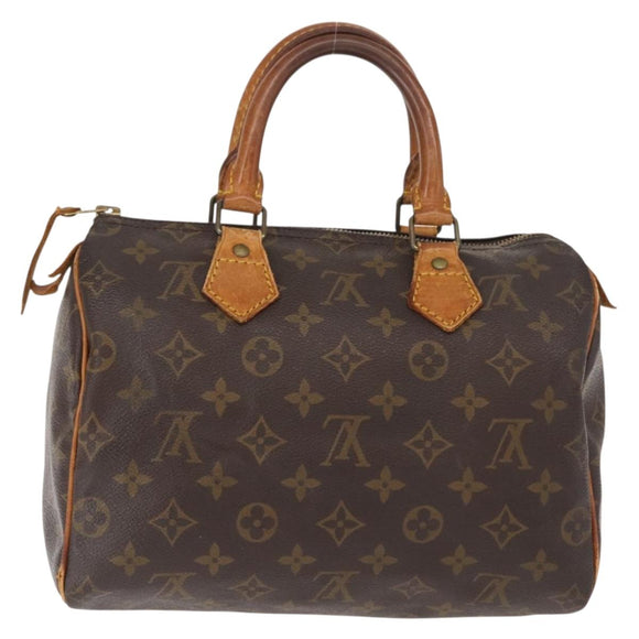 LOUIS VUITTON Monogram Speedy 25 Hand Bag M41528 LV Auth 146904