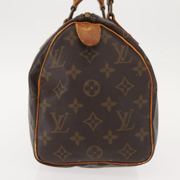 LOUIS VUITTON Monogram Speedy 25 Hand Bag M41528 LV Auth 146904