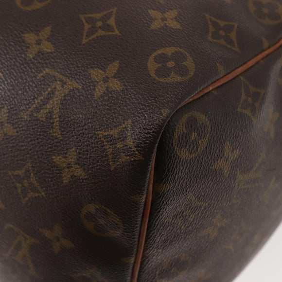 LOUIS VUITTON Monogram Speedy 35 Hand Bag M41524 LV Auth 146906