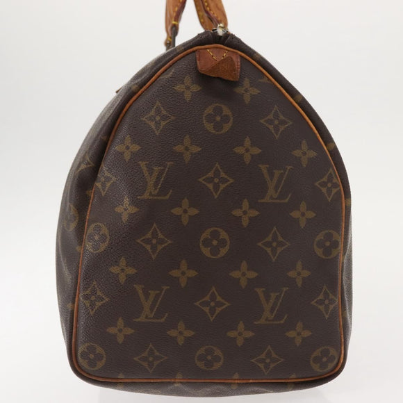 LOUIS VUITTON Monogram Speedy 35 Hand Bag M41524 LV Auth 146906