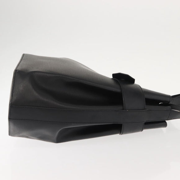 LOUIS VUITTON Epi Sac Depaule GM Shoulder Bag Black M80155 LV Auth 146910