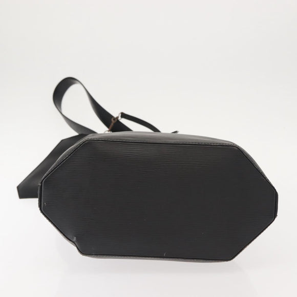 LOUIS VUITTON Epi Sac Depaule GM Shoulder Bag Black M80155 LV Auth 146910