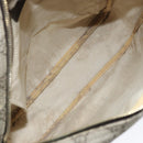 GUCCI GG Supreme Shoulder Bag PVC Brown Gold 201448 Auth 146911-11