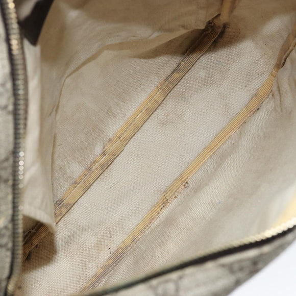 GUCCI GG Supreme Shoulder Bag PVC Brown Gold 201448 Auth 146911