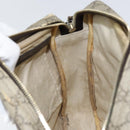 GUCCI GG Supreme Shoulder Bag PVC Brown Gold 201448 Auth 146911-20