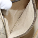 GUCCI GG Supreme Shoulder Bag PVC Brown Gold 201448 Auth 146911-22