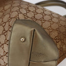 GUCCI GG Canvas Heart Bit Tote Bag Beige Gold 269956 Auth 146912-9