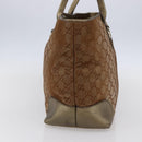 GUCCI GG Canvas Heart Bit Tote Bag Beige Gold 269956 Auth 146912-4