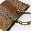 GUCCI GG Canvas Heart Bit Tote Bag Beige Gold 269956 Auth 146912-6