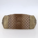 GUCCI GG Canvas Heart Bit Tote Bag Beige Gold 269956 Auth 146912-5