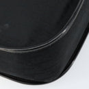 Christian Dior Trotter Canvas Shoulder Bag Black Gold Auth 146914-16