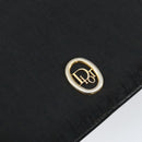 Christian Dior Trotter Canvas Shoulder Bag Black Gold Auth 146914-17