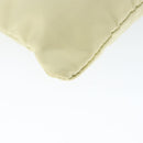 PRADA Shoulder Bag Nylon Ivory Silver Auth 146915-14