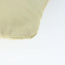 PRADA Shoulder Bag Nylon Ivory Silver Auth 146915-15