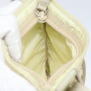 PRADA Shoulder Bag Nylon Ivory Silver Auth 146915-19