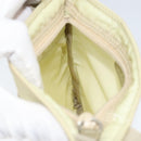 PRADA Shoulder Bag Nylon Ivory Silver Auth 146915-20