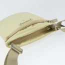 PRADA Shoulder Bag Nylon Ivory Silver Auth 146915-6