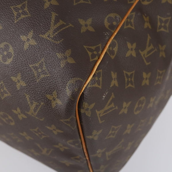 LOUIS VUITTON Monogram Sac Souple 55 Boston Bag M41622 LV Auth 146922