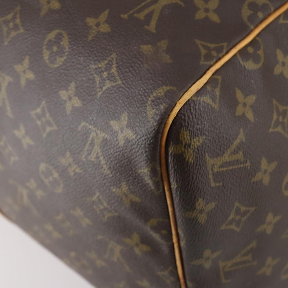 LOUIS VUITTON Monogram Sac Souple 55 Boston Bag M41622 LV Auth 146922