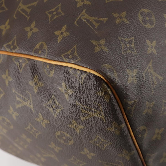 LOUIS VUITTON Monogram Sac Souple 55 Boston Bag M41622 LV Auth 146922
