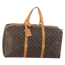 LOUIS VUITTON Monogram Sac Souple 55 Boston Bag M41622 LV Auth 146922A