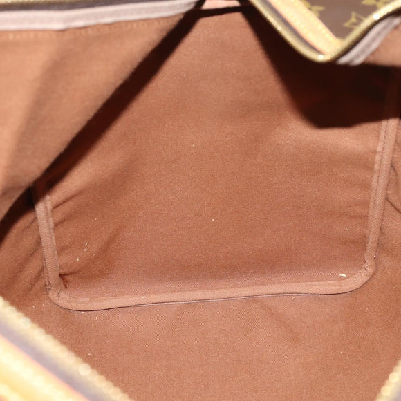 LOUIS VUITTON Monogram Sac Souple 55 Boston Bag M41622 LV Auth 146922