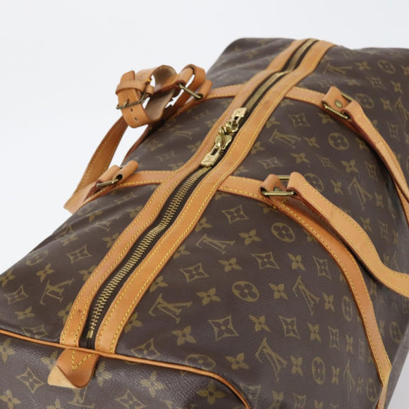 LOUIS VUITTON Monogram Sac Souple 55 Boston Bag M41622 LV Auth 146922