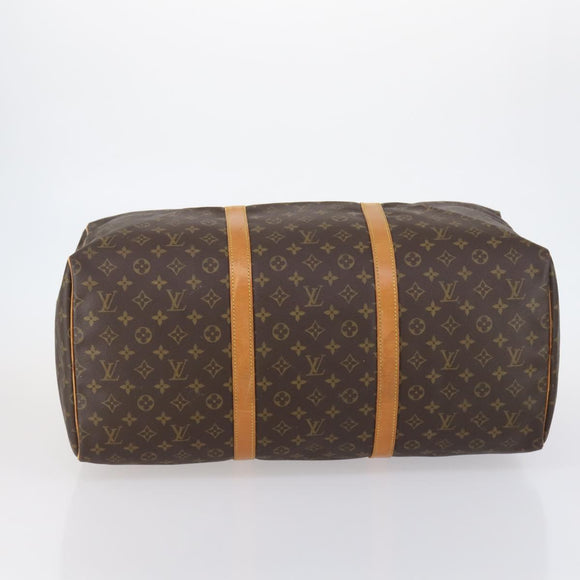 LOUIS VUITTON Monogram Sac Souple 55 Boston Bag M41622 LV Auth 146922