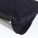 PRADA Hand Bag Nylon Purple Silver Auth 146924-15