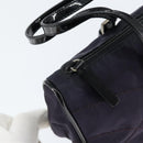 PRADA Hand Bag Nylon Purple Silver Auth 146924-10