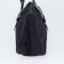 PRADA Hand Bag Nylon Purple Silver Auth 146924-3