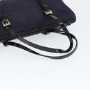 PRADA Hand Bag Nylon Purple Silver Auth 146924-7