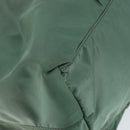 PRADA Hand Bag Nylon Green Gold Auth 146925-14