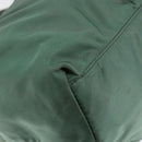 PRADA Hand Bag Nylon Green Gold Auth 146925-16