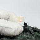 PRADA Hand Bag Nylon Green Gold Auth 146925-12